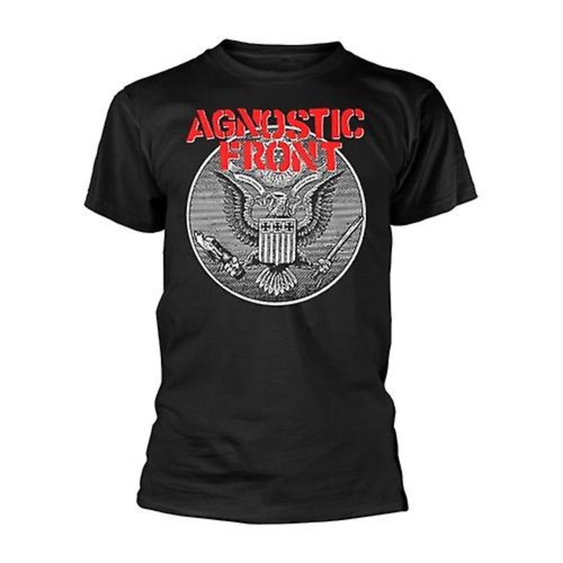 Agnostic Front Unisex Adult Against All Eagle T-Shirt