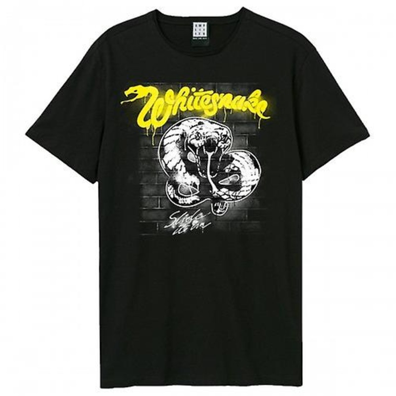 Amplified Unisex Adult Graffiti Whitesnake T-Shirt