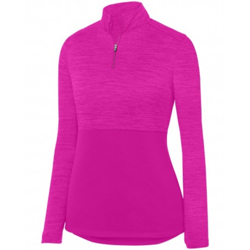 Augusta Drop Ship 2909 Ladies’ Shadow Tonal Heather 1/4 Zip Pullover | Augusta Sportswear 2909