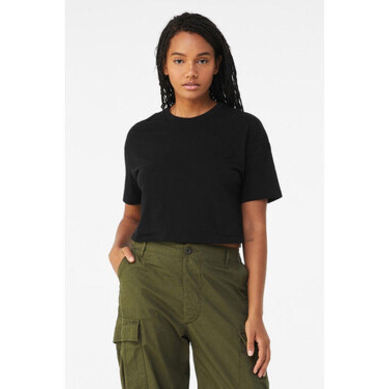 Bella + Canvas 6482 Women’s Jersey Crop T-Shirt