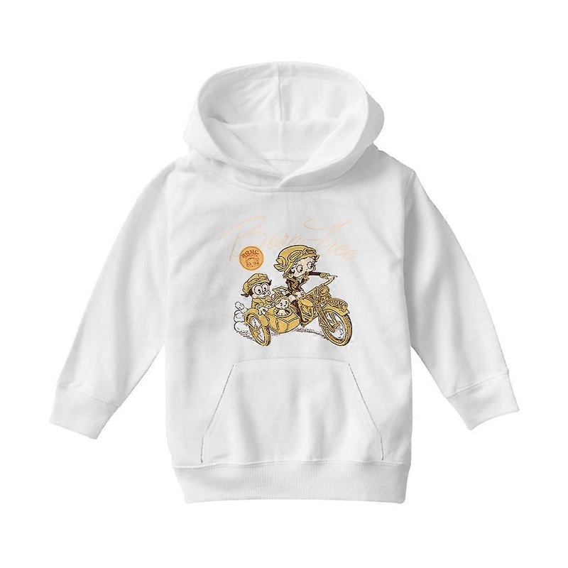 Betty Boop Born Free Kid’s Hooded Sweatshirt