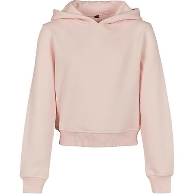 Build Your Brand Girls Cropped Hoodie