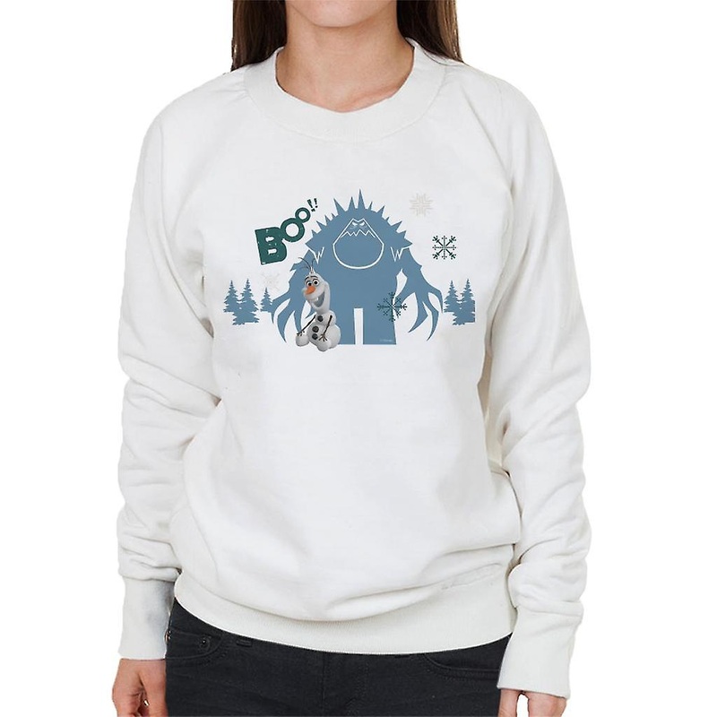 Disney Frozen Marshmallow Behind Olaf Boo Women’s Sweatshirt
