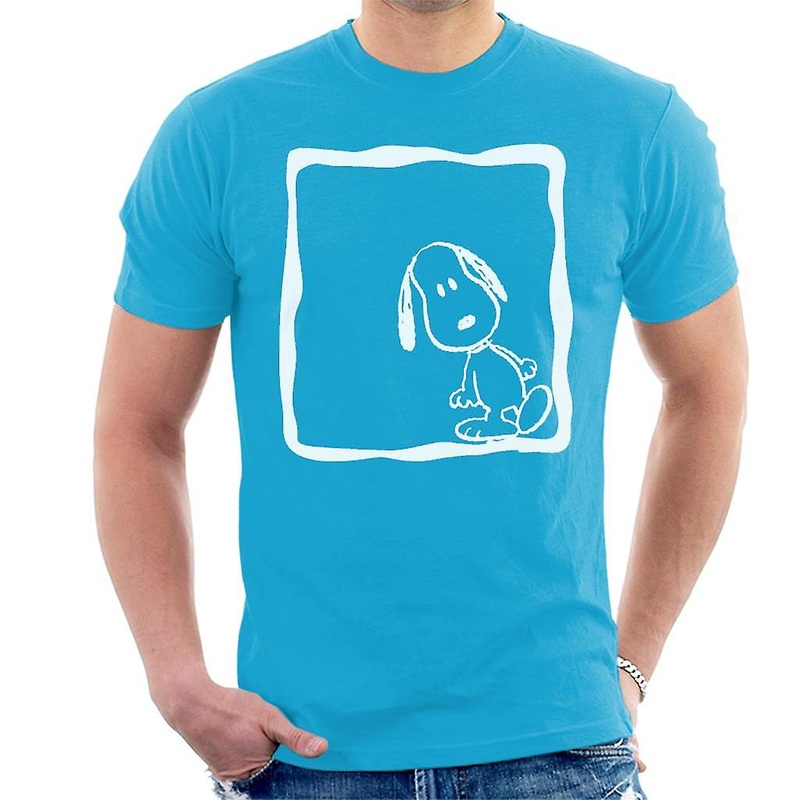 Peanuts Snoopy White Lean Men’s T-Shirt