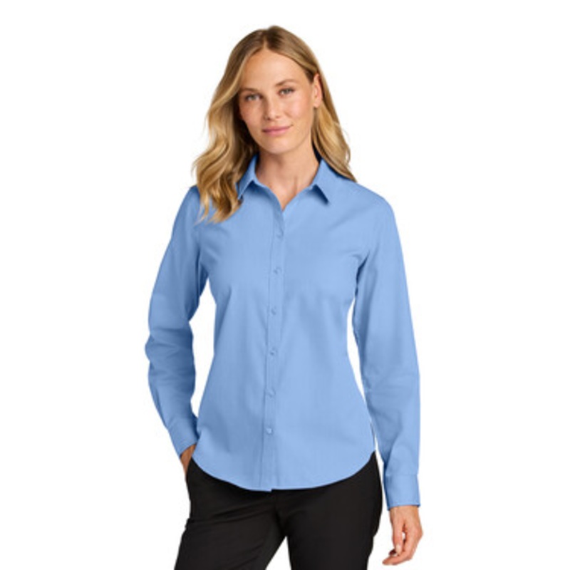 Port Authority LW816 Women’s Long Sleeve Nailhead Easy Care Shirt