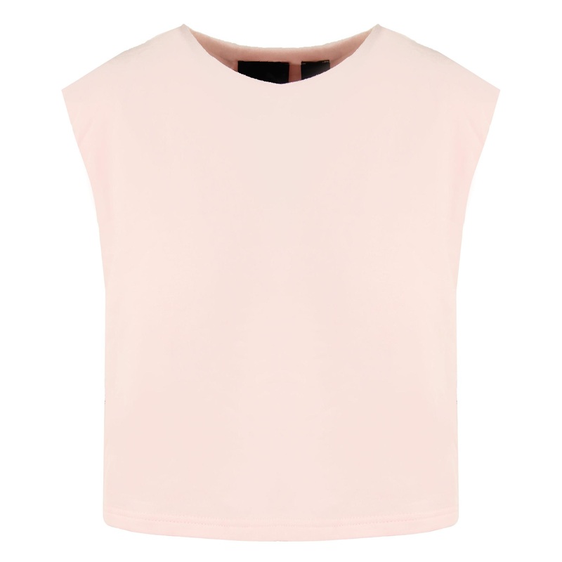 Puma x Rihanna Fenty Sleeveless Tank Top Crew Neck Pink Womens Top 574749 03