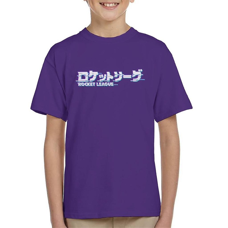 Rocket League Light Tokyo Glitch Logo Kid’s T-Shirt