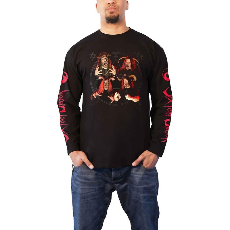 Six Feet Under T Shirt Zombie Band Logo new Official Mens Black Long Sleeve