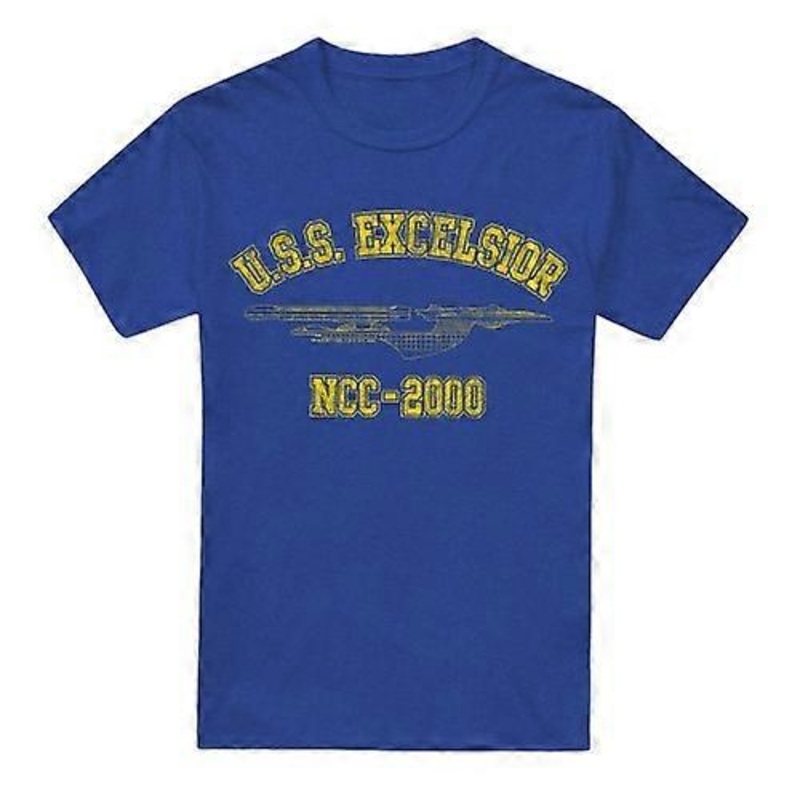 Star Trek Unisex Adult Excelsior Athletic T-Shirt