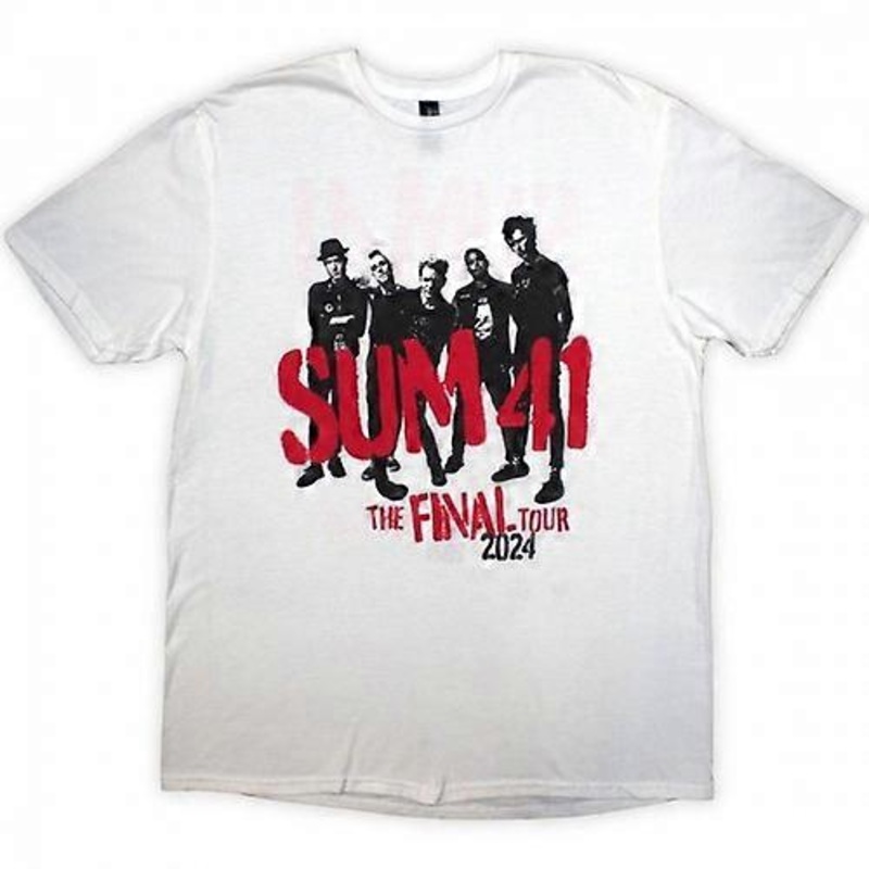 Sum 41 Unisex Adult Tour ’24 Spray Paint Back Print T-Shirt