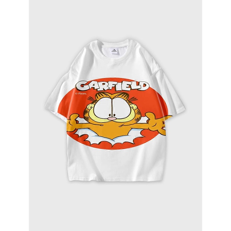 T-shirt round neck Cartoon Pattern loose short sleeve JW4458