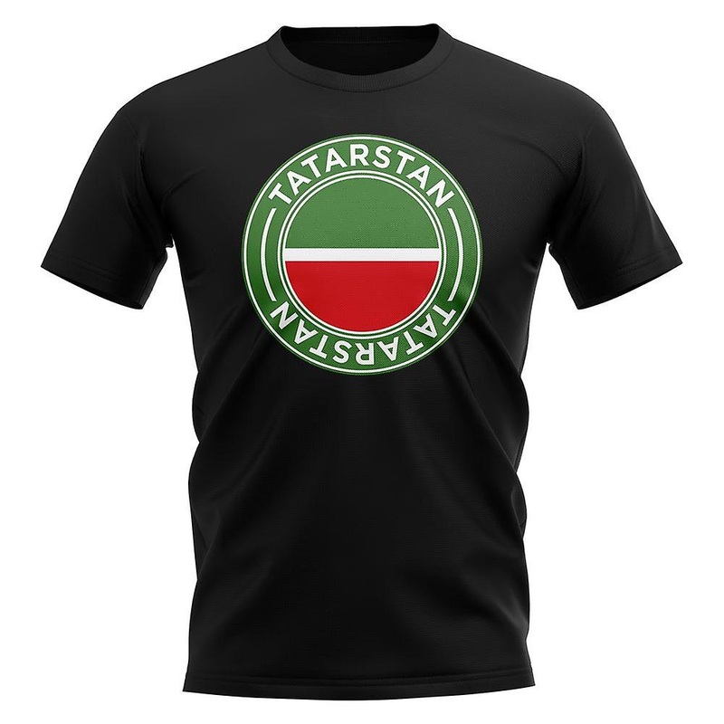 Tatarstan Football Badge T-Shirt (Black)