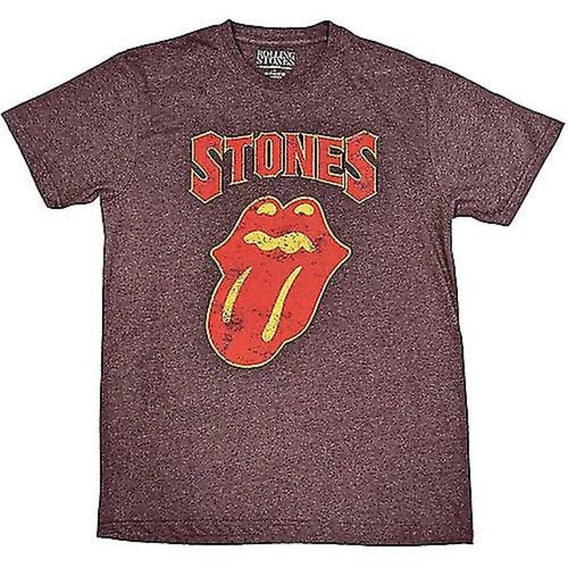 The Rolling Stones Unisex Adult Gothic Text T-Shirt
