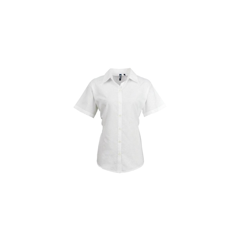 Women’s Premier Womens Signature Oxford Short Sleeve Shirt PR336