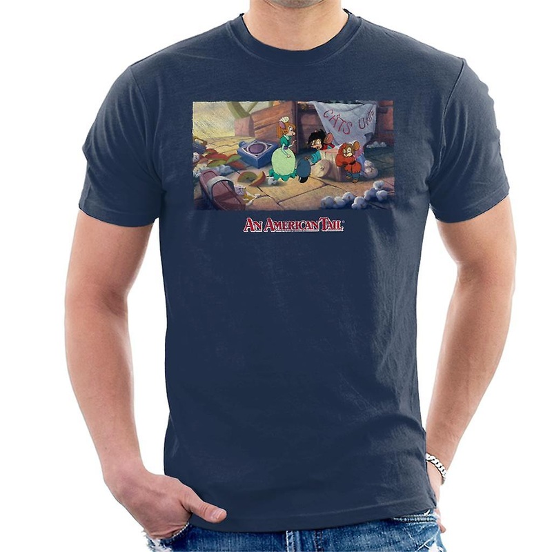 An American Tail Bridget Gives Fievel A Home Men’s T-Shirt