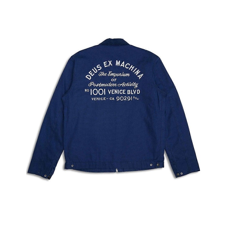 Men’s Deus Ex Machina Address Workwear Jacket – Mechanic Blue