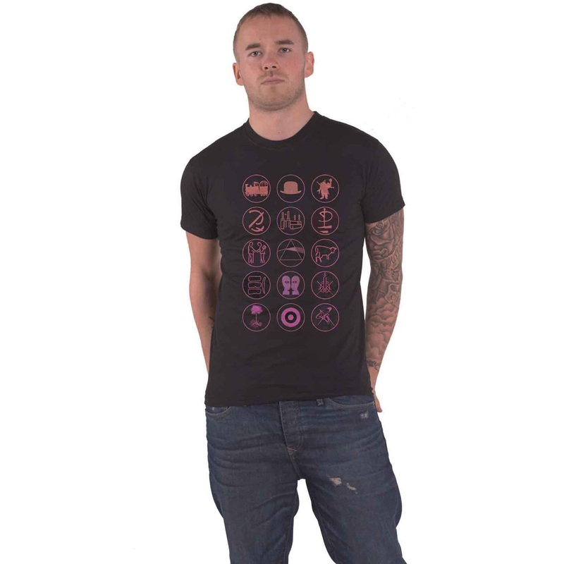 Pink Floyd Symbols Band Logo T Shirt