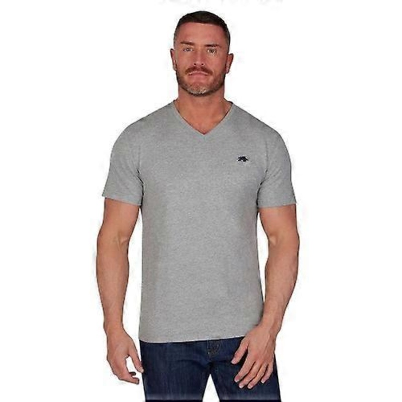 Raging Bull Mens Organic V Neck Classic T-Shirt