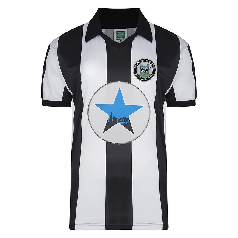 Score Draw Newcastle United 1982 Retro Football Shirt