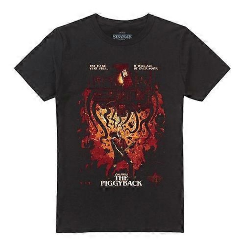Stranger Things 4 Unisex Adult Eddie Munson Poster T-Shirt