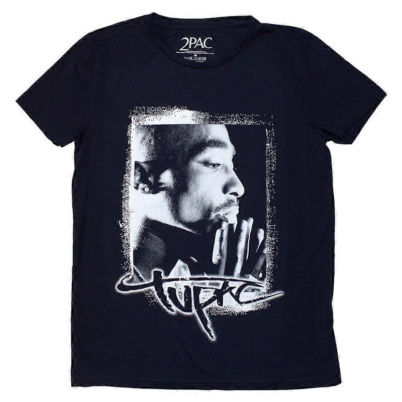 Tupac Spray Photo Womens T Shirt