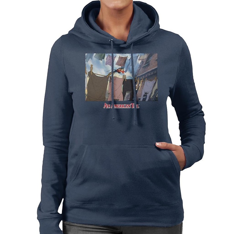 An American Tail Fievel Running On Rope Women’s Hooded Sweatshirt