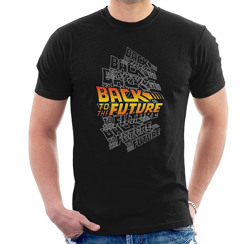 Back to the Future Classic Logo Montage Men’s T-Shirt