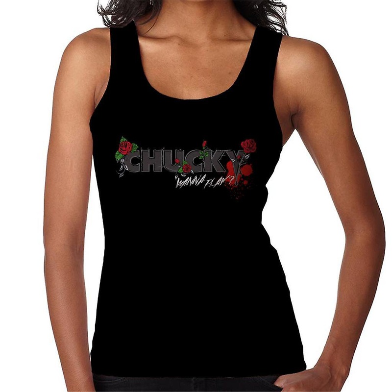 Chucky Wanna Play Floral Logo Women’s Vest