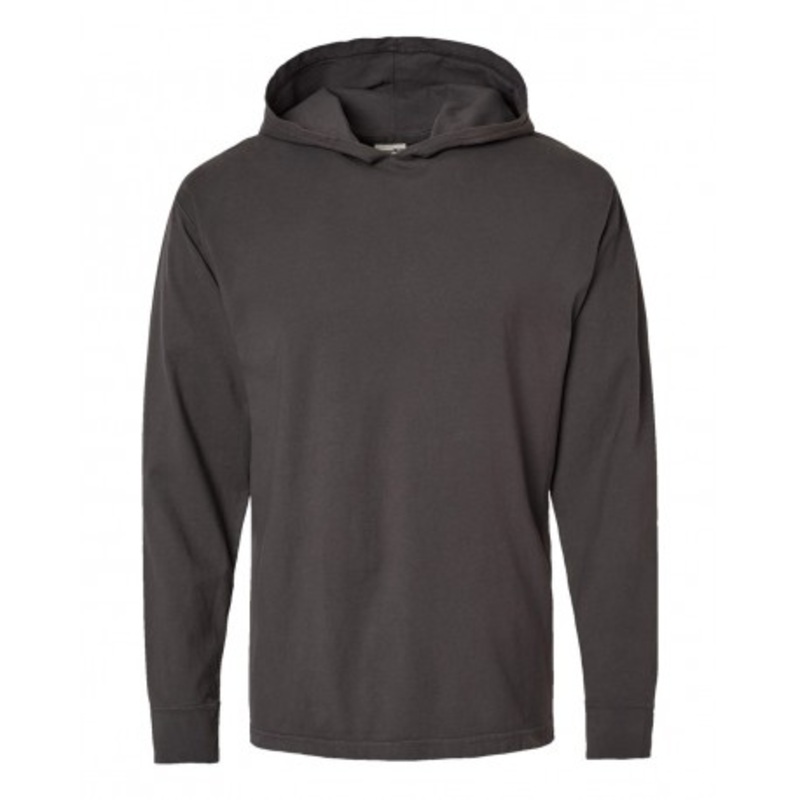 ComfortWash by Hanes GDH280 Garment-Dyed Jersey Hooded Long Sleeve T-Shirt | ComfortWash by Hanes GDH280