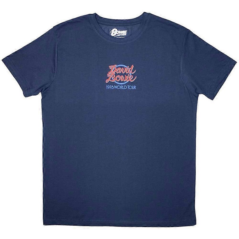 David Bowie 1978 World Tour Mini Logo T Shirt