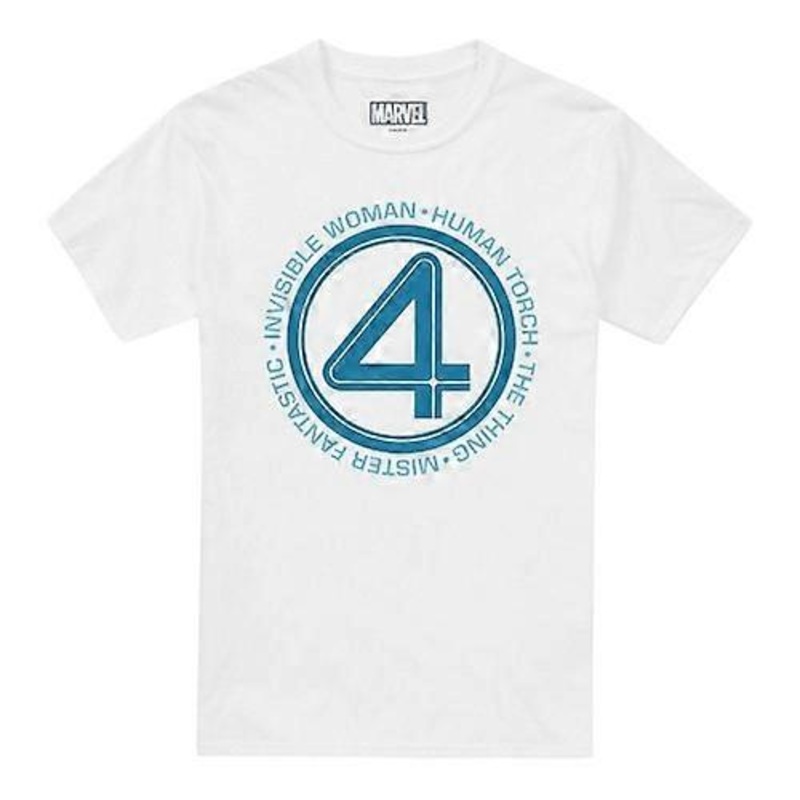 Fantastic Four Unisex Adult Superhero Team T-Shirt