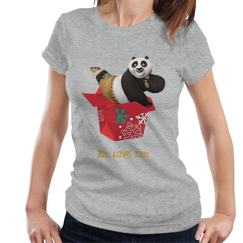 Kung Fu Panda Christmas Po Festive Box Women’s T-Shirt