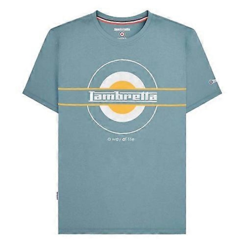 Lambretta Mens Neo SS25 Target T-Shirt