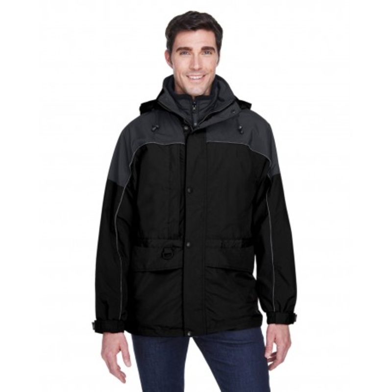 North End 88006 Adult 3-In-1 Two-Tone Parka | North End 88006