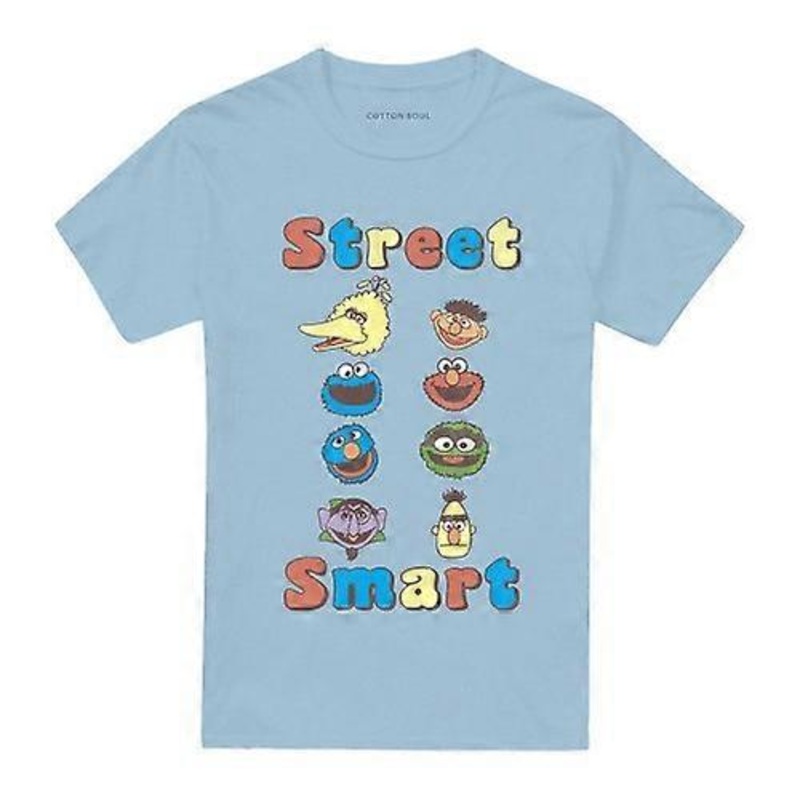 Sesame Street Unisex Adult Street Smart T-Shirt