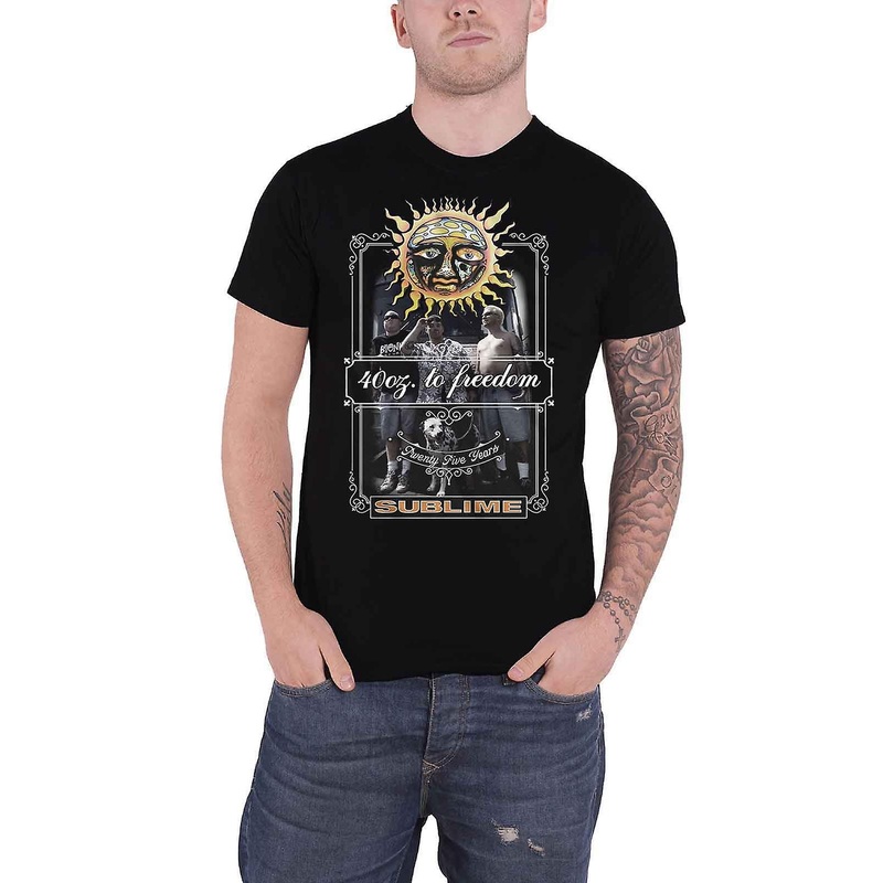 Sublime 25 Years 40 oz to Freedom T Shirt