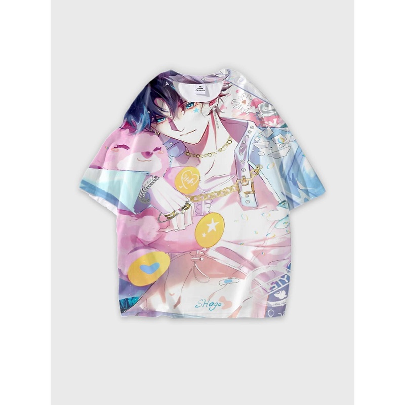 T-Shirt Round Neck, Loose Short Sleeve Paradox Live THE ANIMATION Graphic Tee, Unisex Summer Casual Top V903