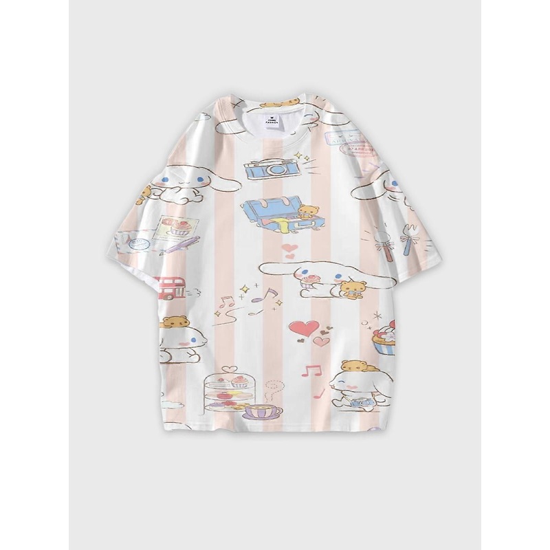 T-shirt short sleeve round neck summer casual loose E1534
