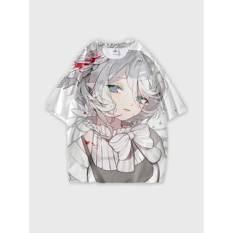 T-Shirt Short Sleeve Round Neck, Summer Casual Loose Graphic Tee, Unisex Pattern U1706