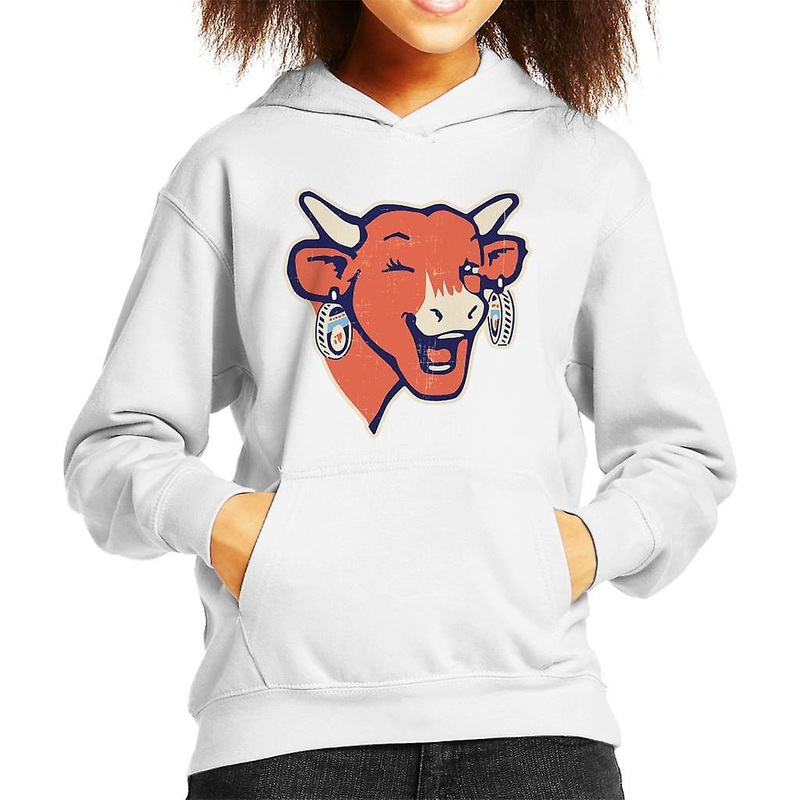 The Laughing Cow Winking Logo Kid’s Hooded Sweatshirt
