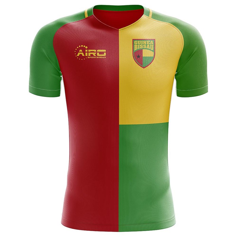 2025-2026 Guinea Bissau Home Concept Football Shirt – Little Boys