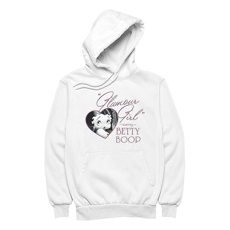 Betty Boop Heart Frame Glamour Girl Women’s Hooded Sweatshirt