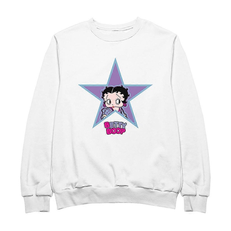 Betty Boop Purple And Blue Star Men’s Sweatshirt