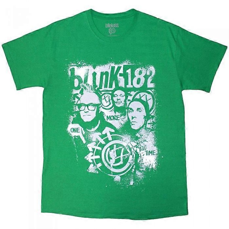 Blink 182 Unisex Adult One More Time Spray Paint T-Shirt