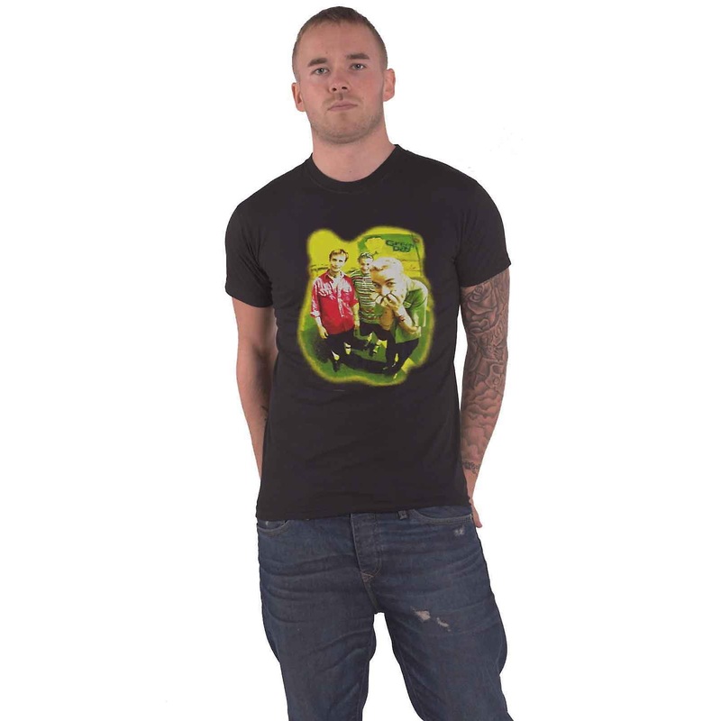 Green Day Neon Photo T Shirt