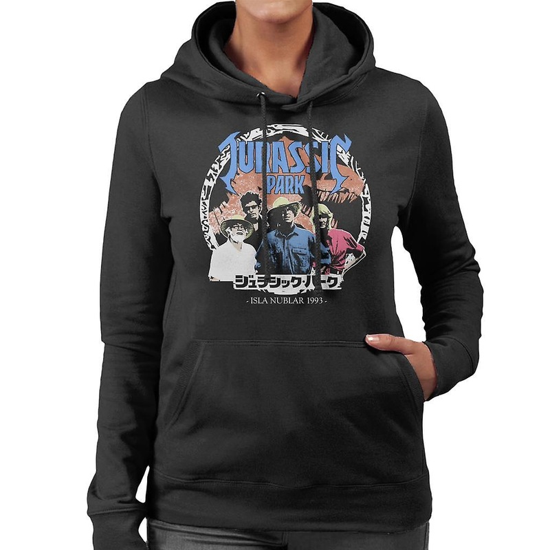 Jurassic Park Isla Nublar Characters Women’s Hooded Sweatshirt