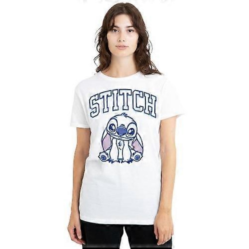 Lilo & Stitch Womens/Ladies Collegiate Brush Stroke T-Shirt