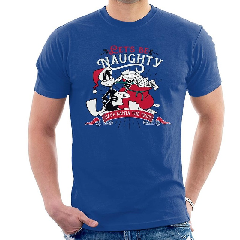 Looney Tunes Christmas Save Santa The Trip Men’s T-Shirt