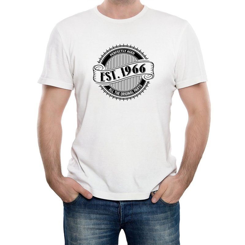 Reality Glitch Est. 1966 Birthday Celebration Mens T-shirt