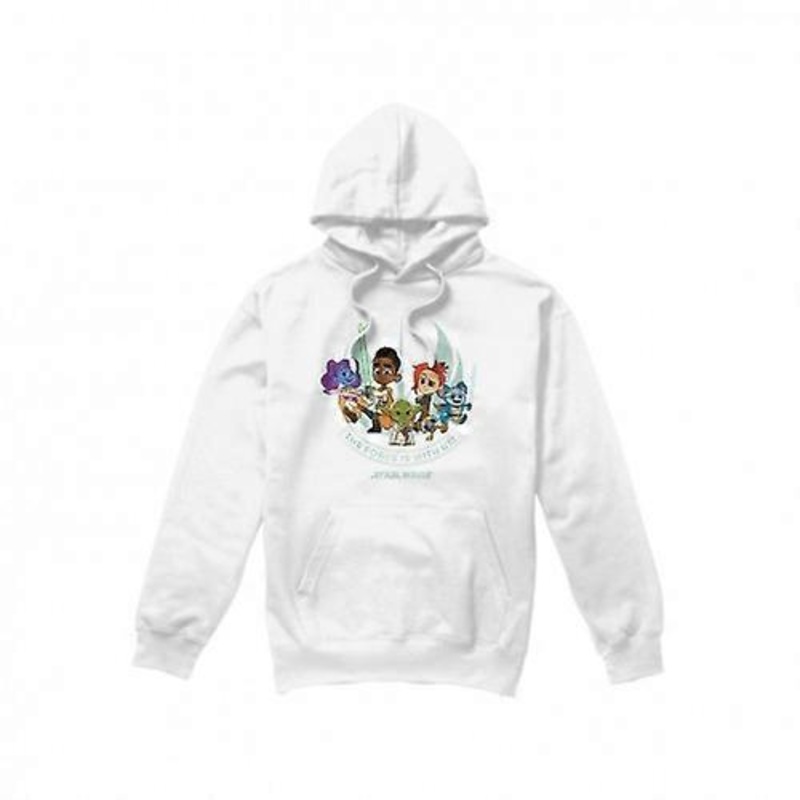 Star Wars Mens Young Jedi Adventure The Force Is With Us Hoodie